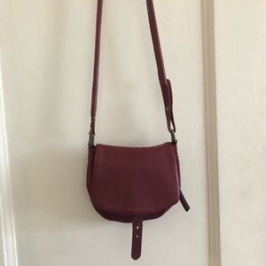 Burgundy Cross body bag